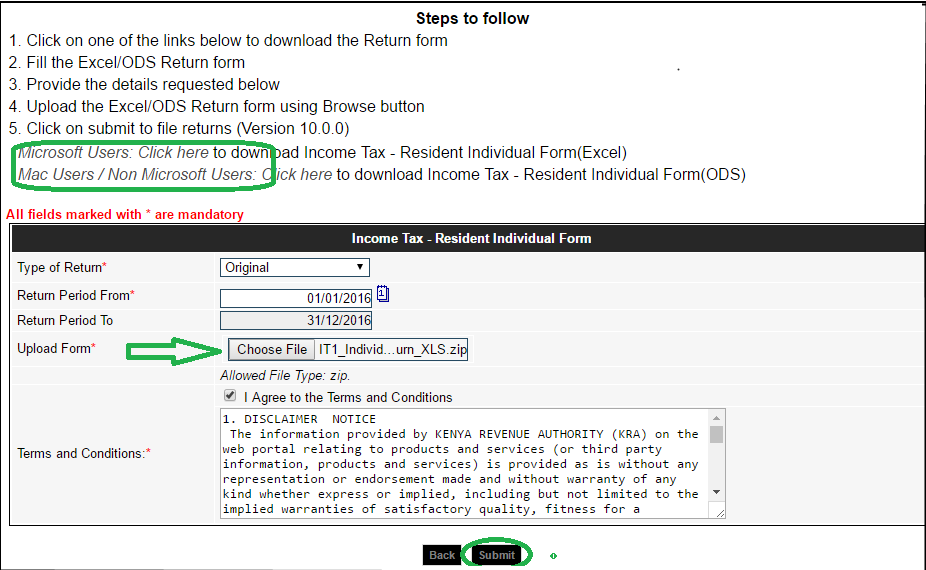 How to file Tax Returns online on iTax • Urban Kenyans