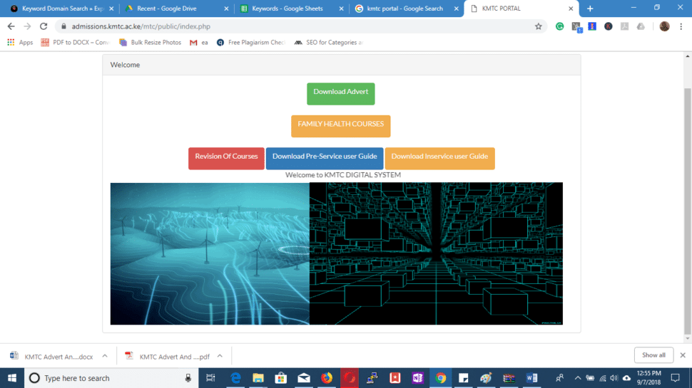 KMTC Portal How to Apply for KMTC Courses online