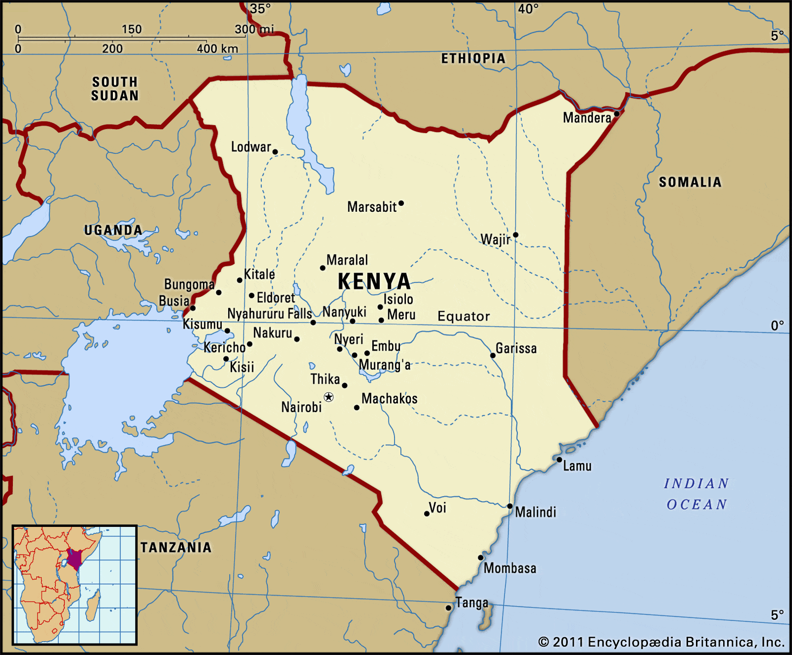 List Of 10 Major Cities In Kenya